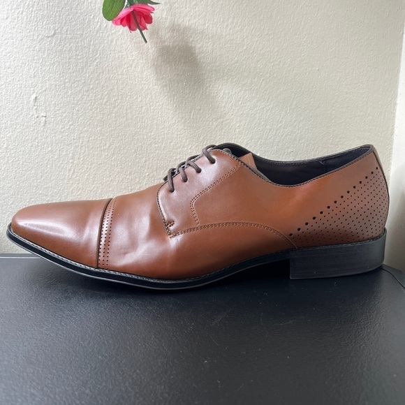🌹 Kenneth Cole Men's Unlisted Lesson Plan Brown Business Shoes 12 Casual Work - Picture 3 of 13
